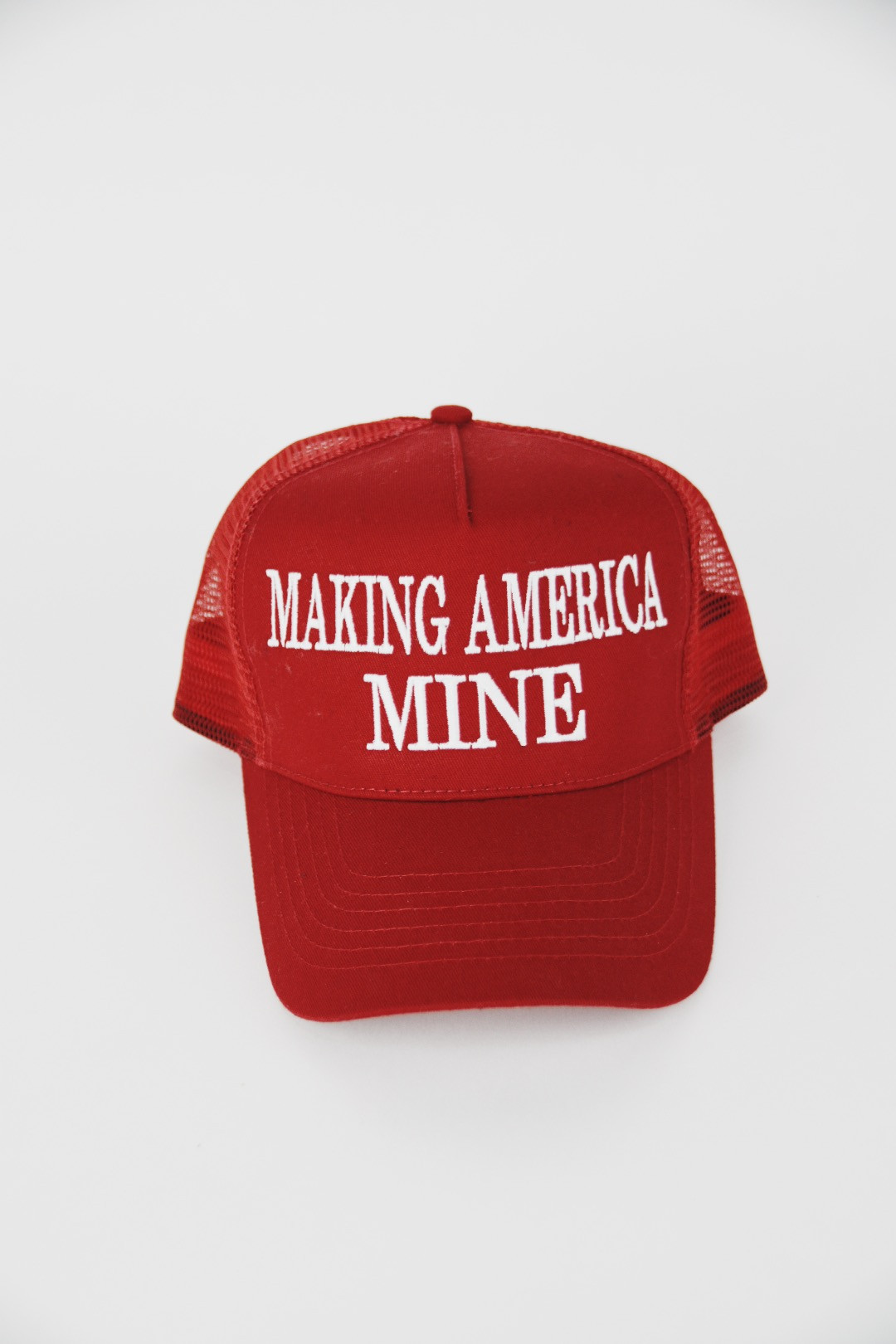 4 Ours Only Red "My US" Trucker