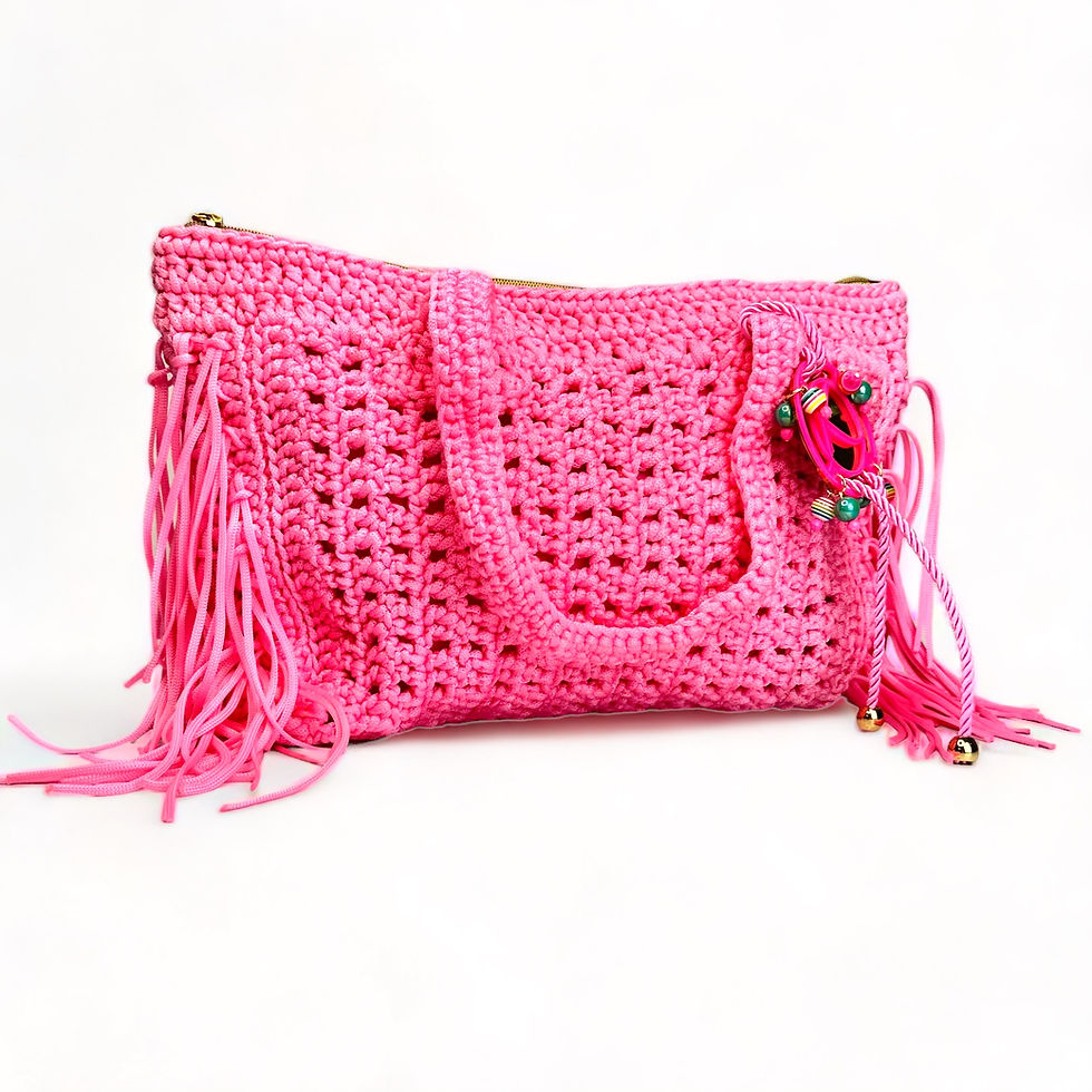 Miniatura: Bolsa de Crochê Milagres Pequena