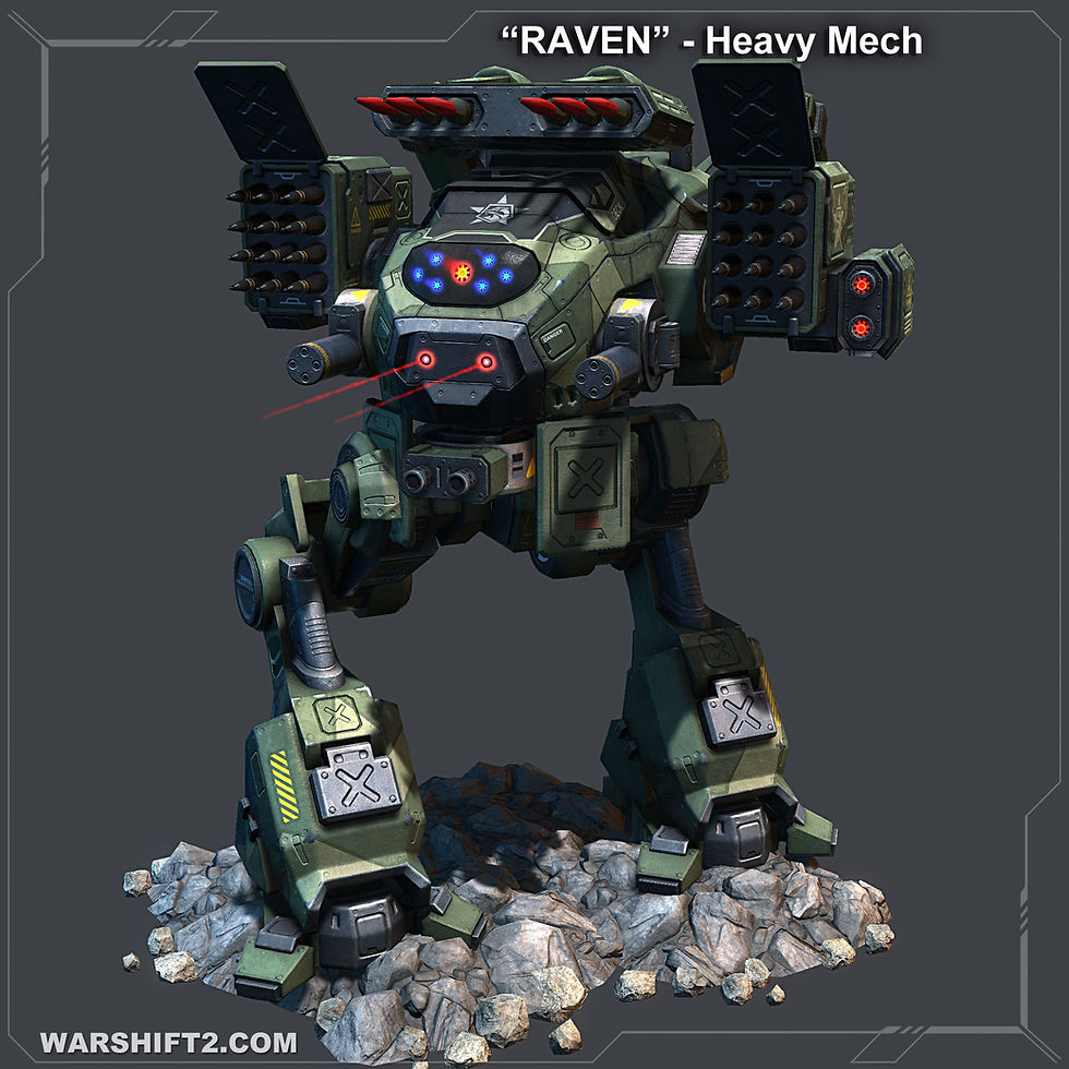 WARSHIFT 2: RAVEN - AT Missiles Mech