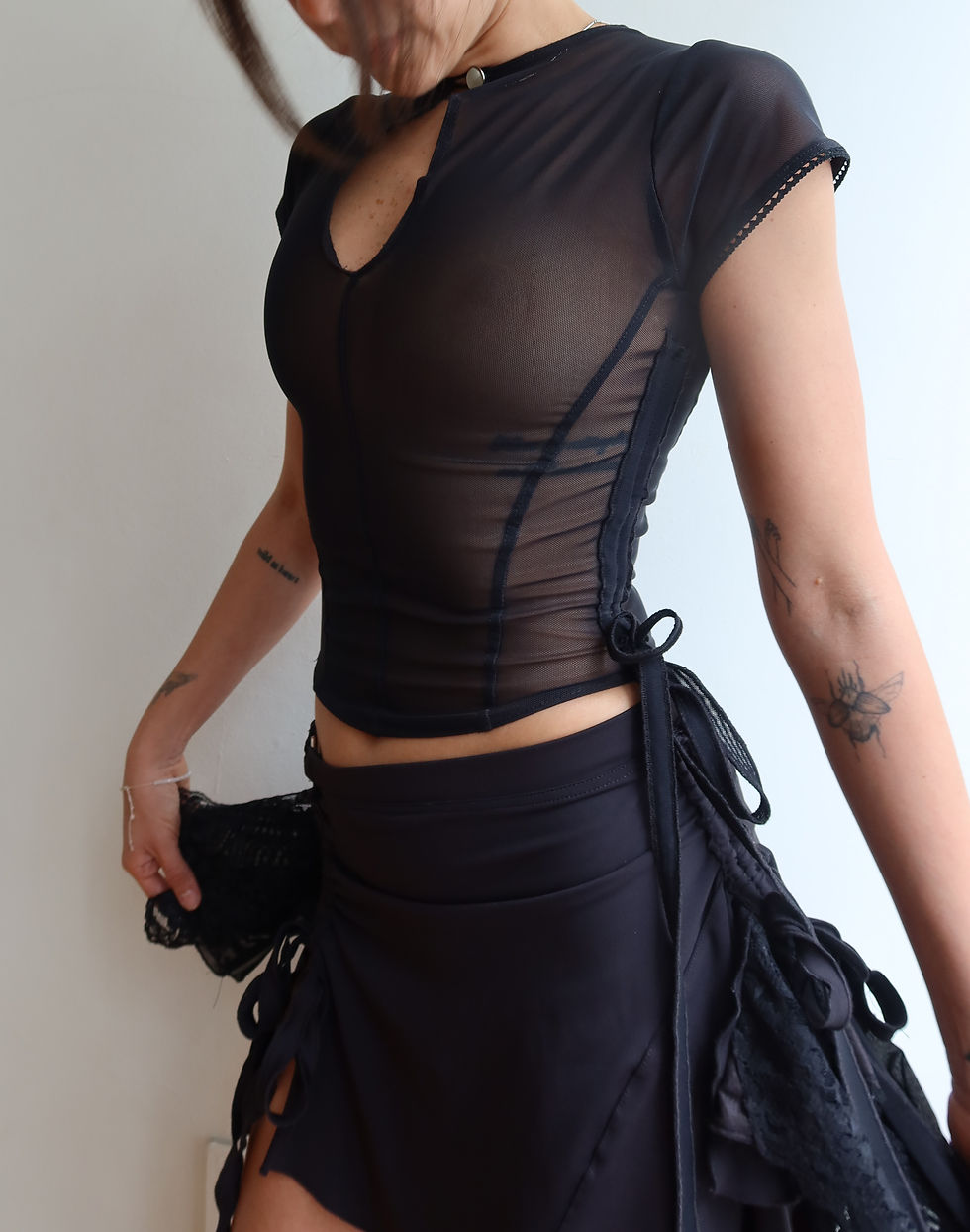 Miniatura: REX REVERSIBLE TOP BLK /RED