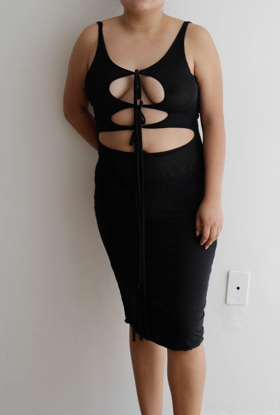Miniatura: TIE ME UP DRESS BLK