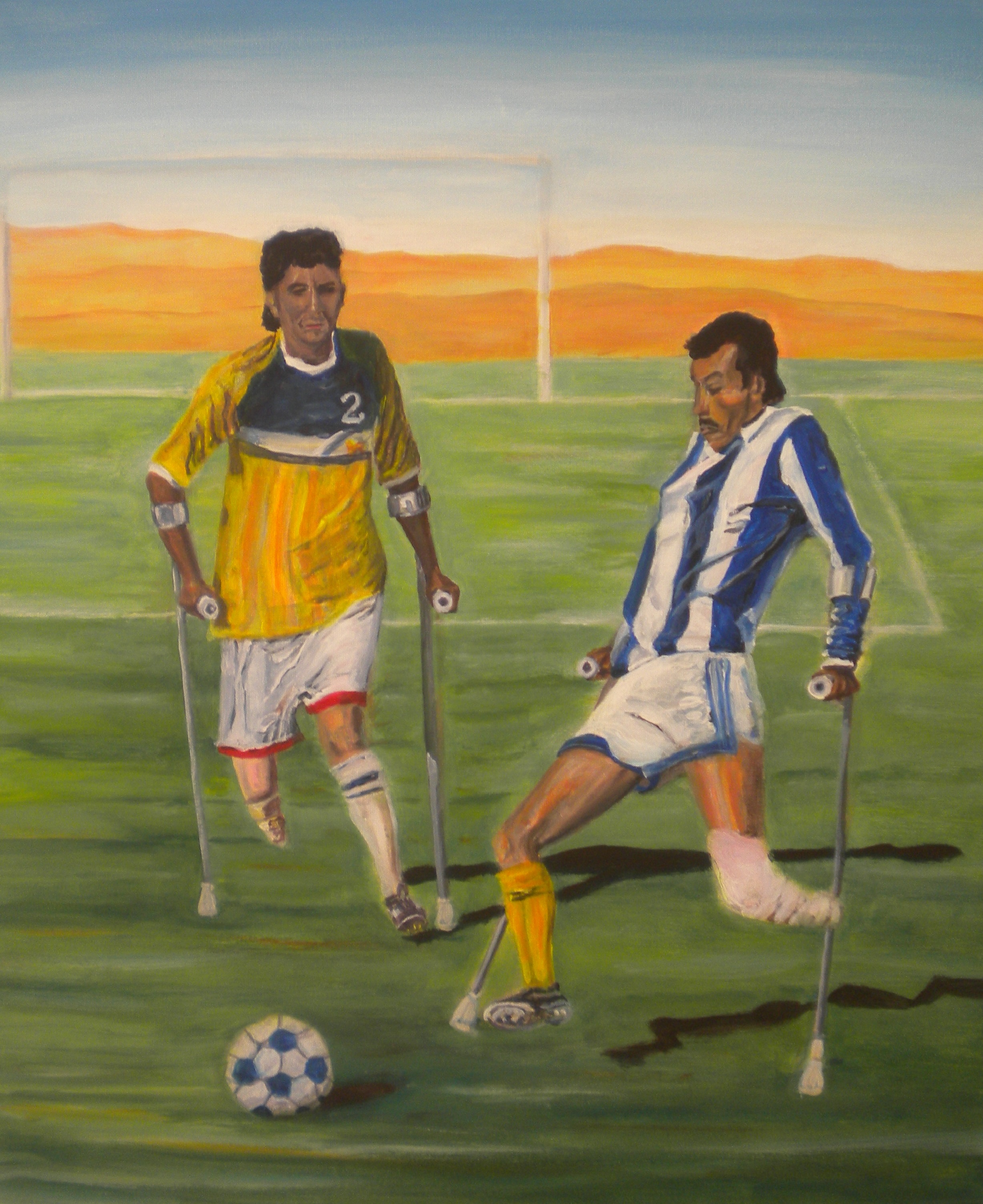 De voetballers