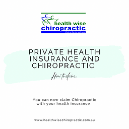 Private Health Insurance HICAPS Health Wise Chiropractic Sunbury Melton Strathtulloh 