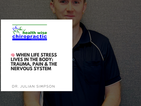 🧠 When Life Stress Lives in the Body: Trauma, Pain & the Nervous System