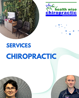 Photo of dr julian and dr daniel at health wise chirorpactic , excplaining we offer chirop