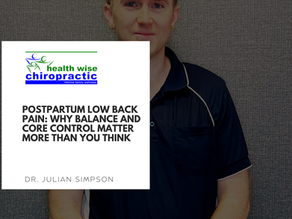 Postpartum Low Back Pain: Why Balance and Core Control Matter More Than You Think