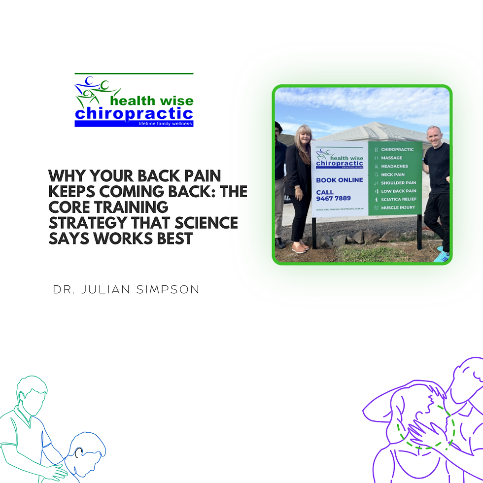 Why Your Back Pain Keeps Coming Back: The Core Training Strategy That Science Says Works Best