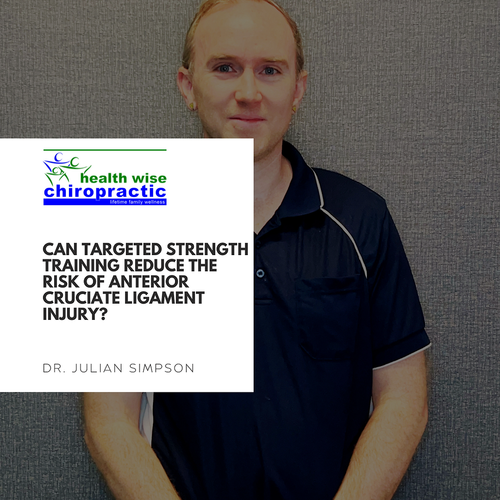 Can Targeted Strength Training Reduce the Risk of Anterior Cruciate Ligament Injury?