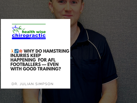  Why Do Hamstring Injuries Keep Happening  For AFL Footballers — Even With Good Training?