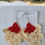 Miniature : Boucles d'oreilles fait main crochet Dent03