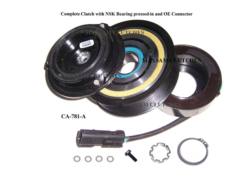 Dodge Ram 2500 2010, 6.7 L, Diesel AC Compressor COMPLETE CLUTCH (Read Details)