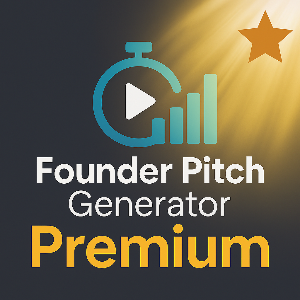 Founder Pitch Premium