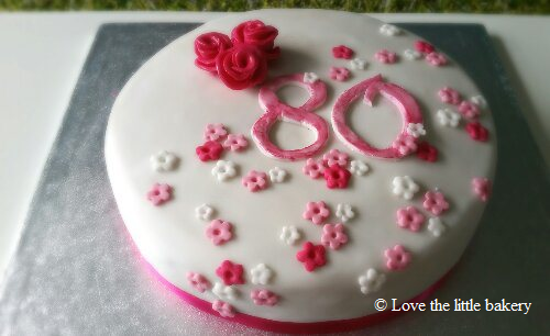 80 birthday - Love the little bakery 2