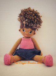 curly bun hairstyle two copper pennies crochet dolls.jpeg