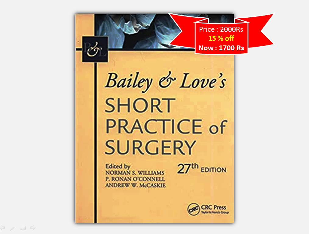 Bailey & Love’s Short Practice of Surgery (27 Ed) (Matte Finish)