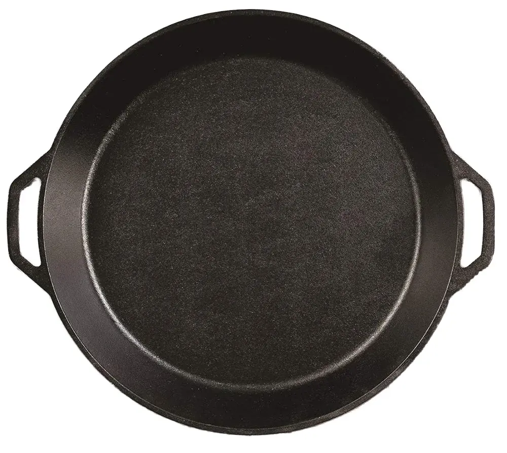 Modern Cast Iron Frying Pans Set Pre-Seasoned Black Skillets