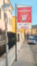 Palina fermata bus dim. 70 x 100 cm.