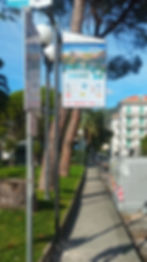 Palina fermata bus dim. 70 x 100 cm.