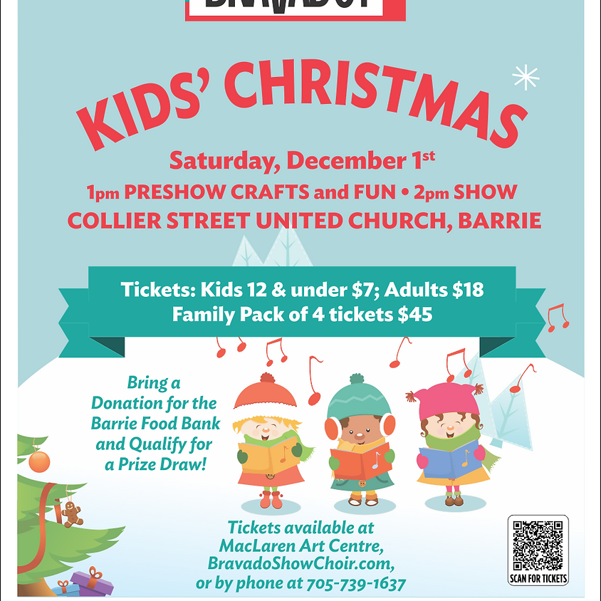 Bravado's Christmastravaganza! Kid's Special Matinee Performance! (Crafts & Activities at 1pm, Matinee at 2pm)