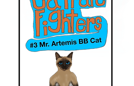Mr. Artemis BB Cat #3 Sticker