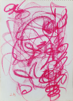 342 Untitled 1972, Pastel, 24.5x18cm