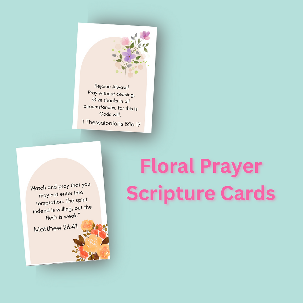 Thumbnail: Prayer Scripture Cards