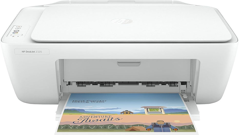 HP DeskJet 2320 All-in-One Printer, Color, Printer for Home, Print, copy, scan,