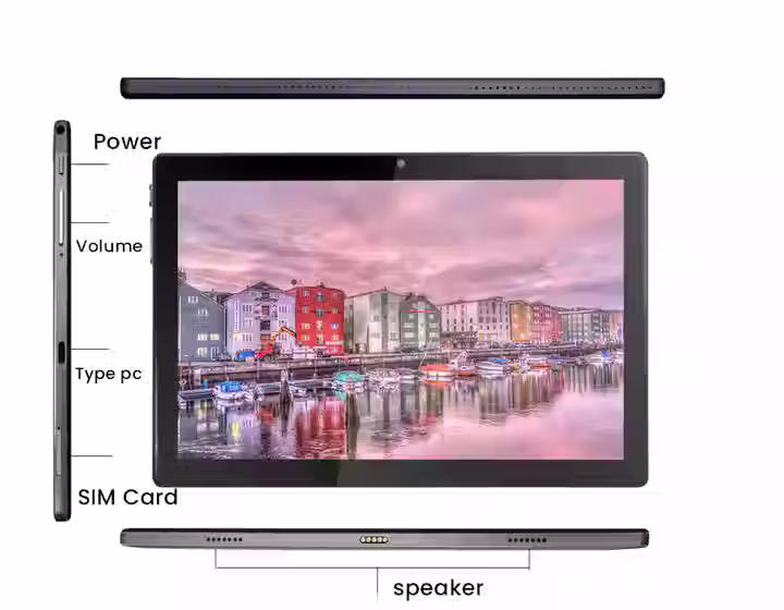 Thumbnail: FHD screen 10 inch 4gb/64gb octa core android 11.0 tablet pc