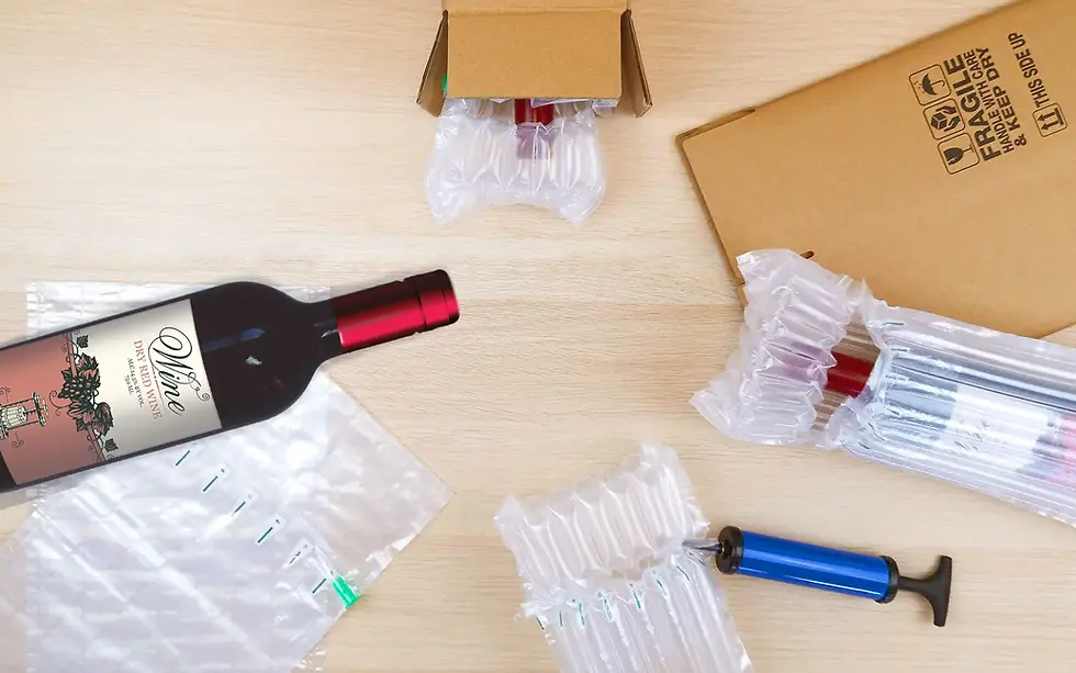 How To Inflate Bottle Protector Bags