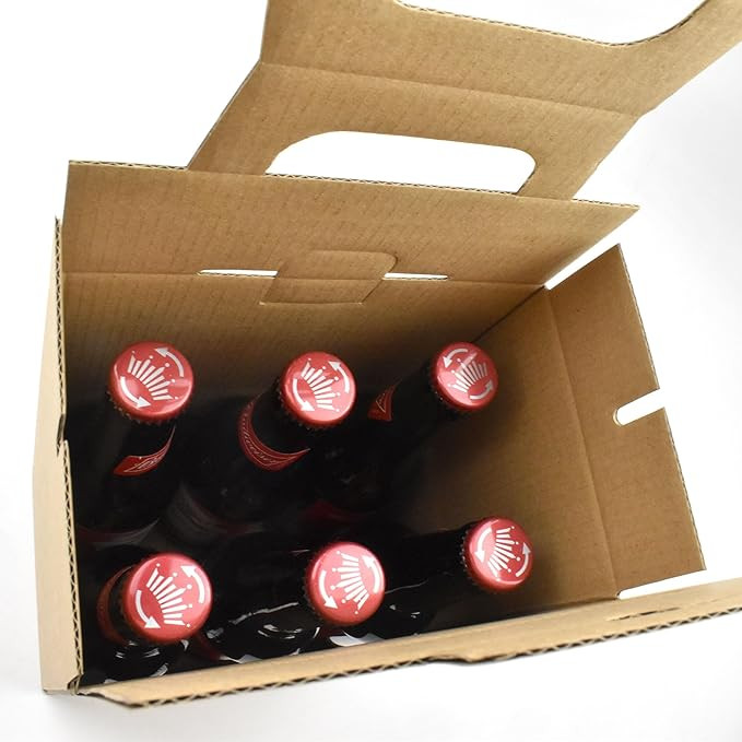 330ml Beer Bottle Carrier Box | Holds 6 Bottles / Cans view 4