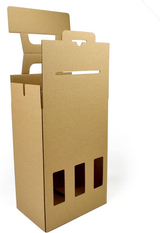 330ml Beer Bottle Carrier Box | Holds 6 Bottles / Cans view 3
