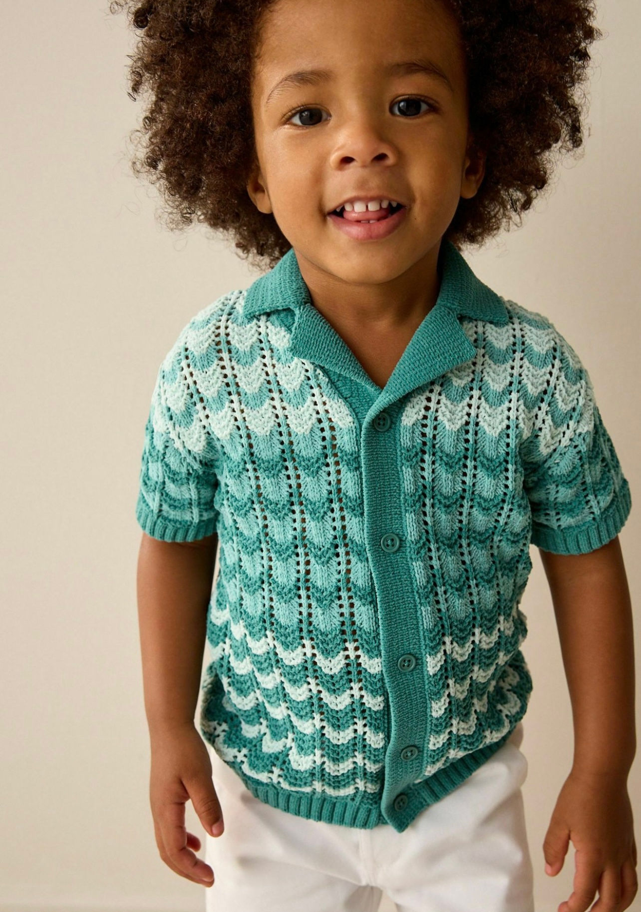 NEXT REGULAR FIT - SHORT SLEEVE - Chemise - verte