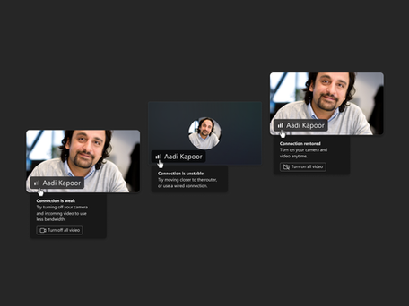 Microsoft Teams vai exibir a qualidade de rede dos participantes em tempo real