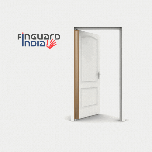 Universal 180° Hinge-Side Door Guard 6.5Ft | FINGUARD INDIA