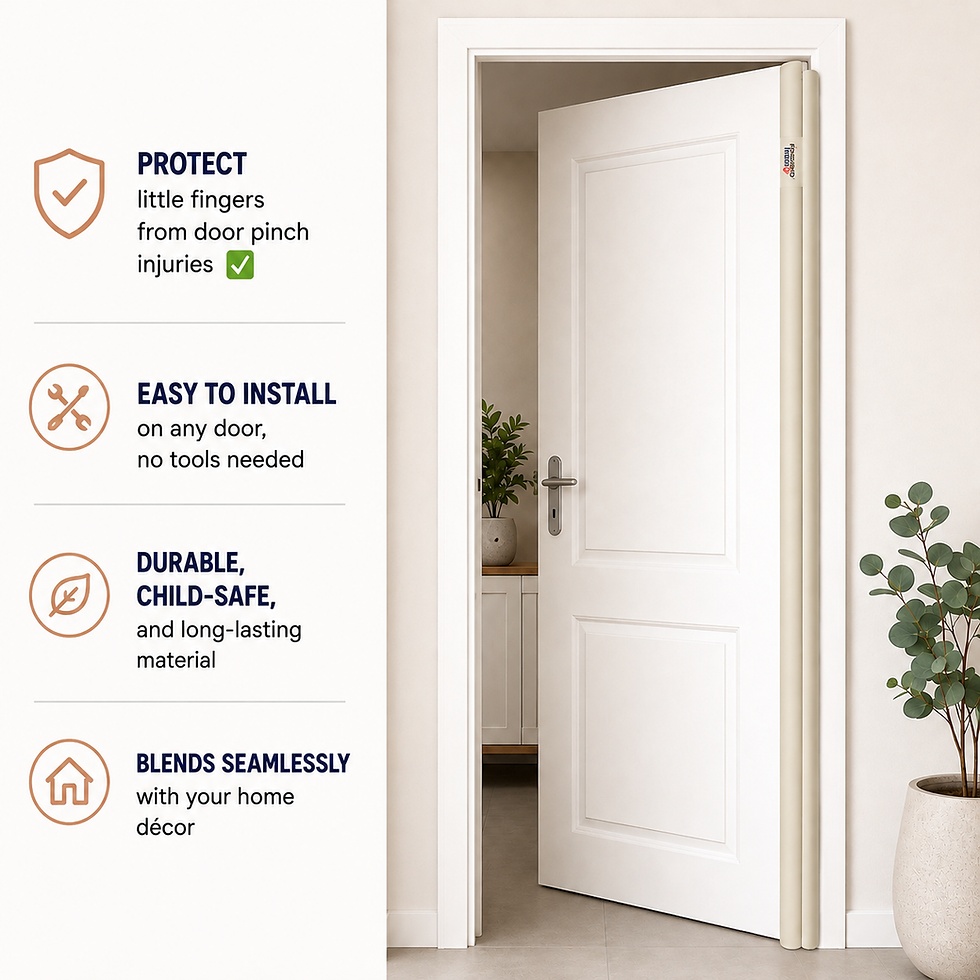 Thumbnail: Universal 180° Hinge-Side Door Guard 6Ft