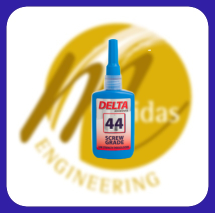 D44 Screw Grade Adhesive - 50ml | Midas Engineering