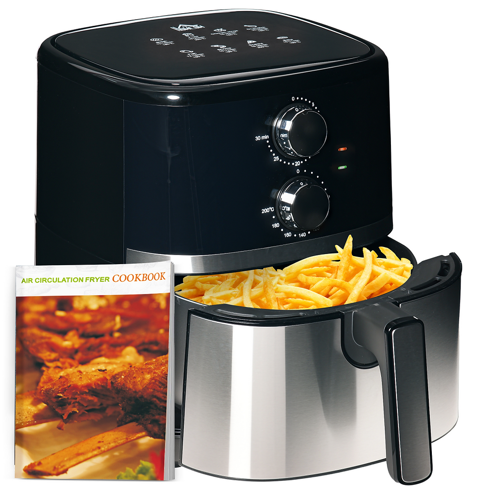 Air Fryer 1500W 4.5L Air Fryers Oven with Rapid Air Circulation Timer HOMCOM