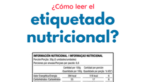 Cómo leer el etiquetado nutricional