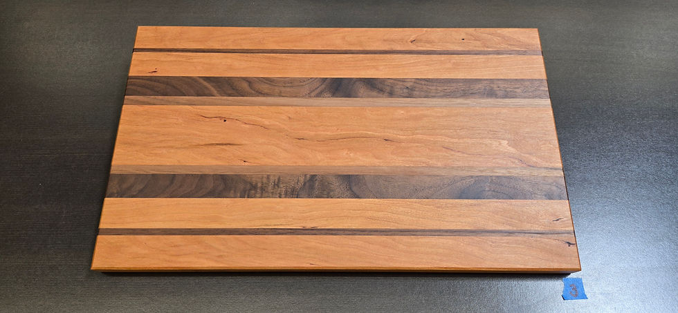 Thumbnail: Cherry and Walnut cutting board #3