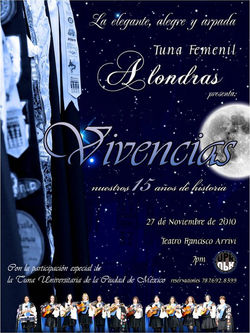 Portada de afiche XV Aniversario