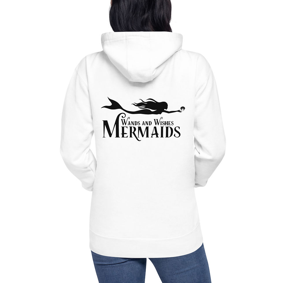 Thumbnail: Signature mermaid logo centered Unisex Hoodie