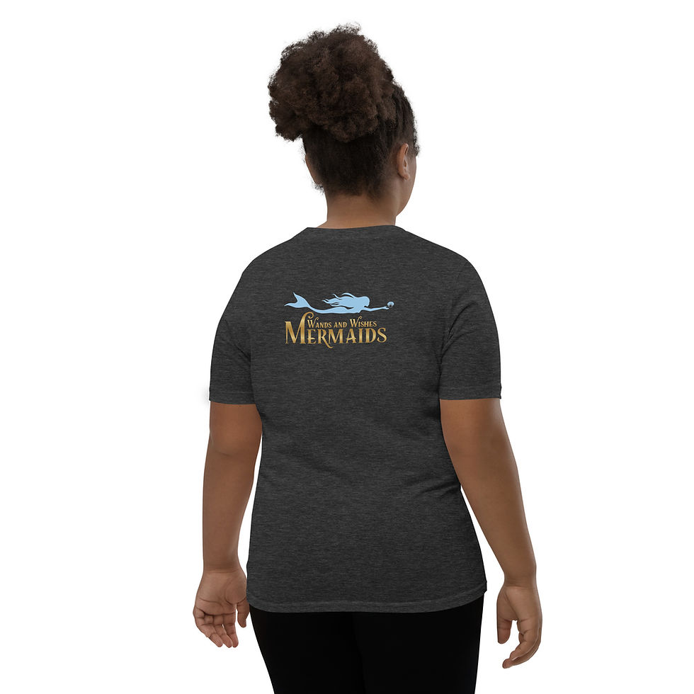 Thumbnail: Signature Blue logo Youth Short Sleeve T-Shirt