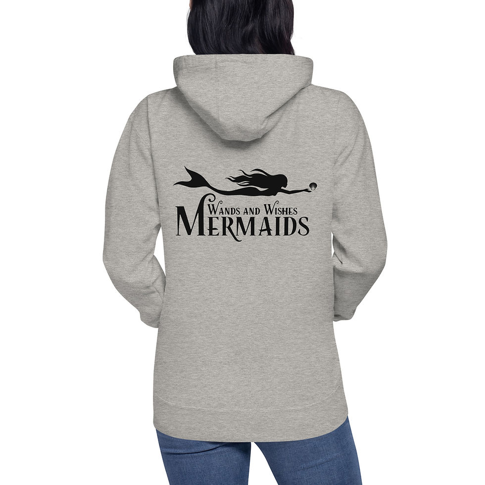 Thumbnail: Signature mermaid logo centered Unisex Hoodie
