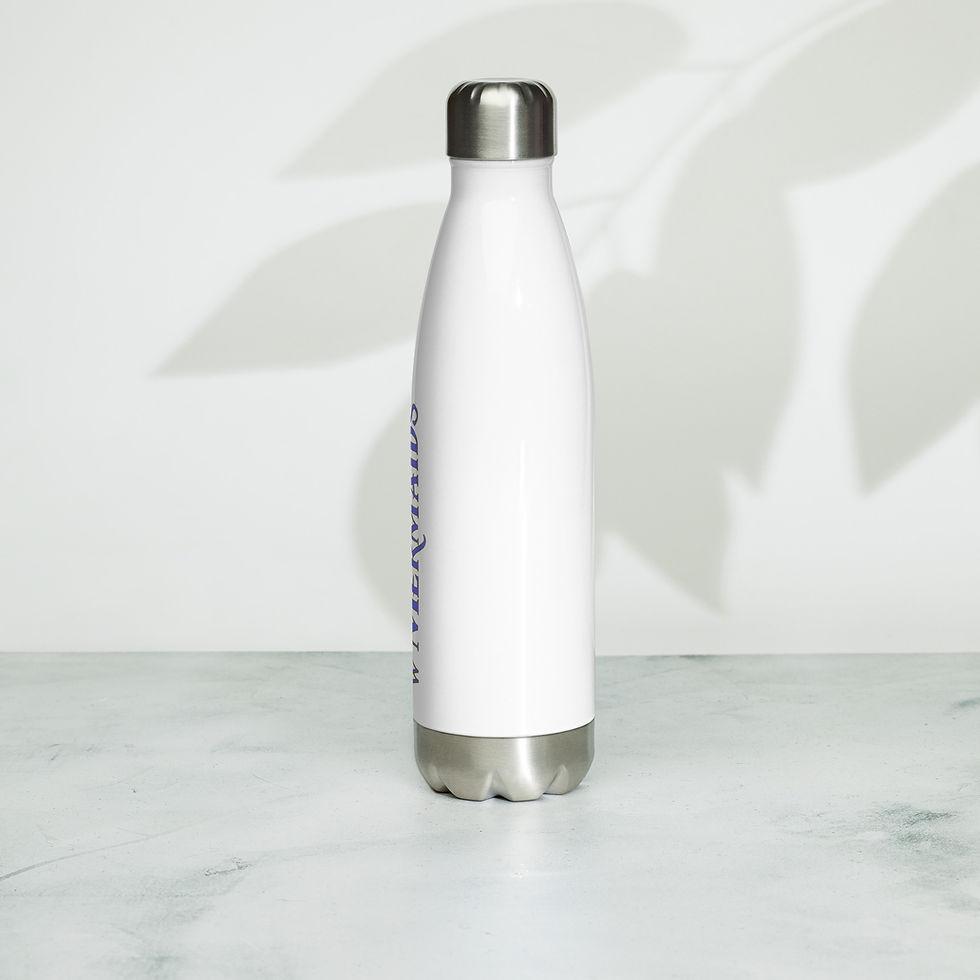 Thumbnail: WW Mermaids Purple Logo Stainless Steel Water Bottle