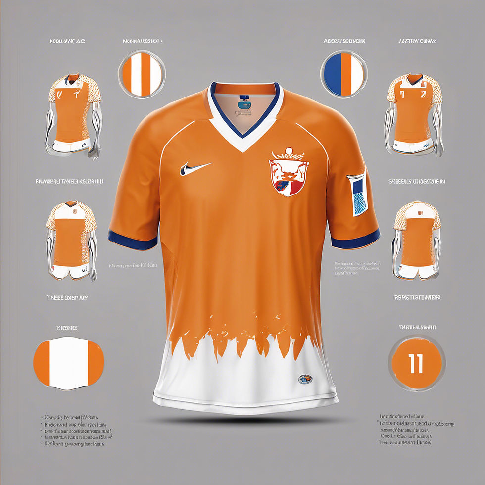 The Dutch has made it to the Euros 2024 semi-finals. Oranje jersey just like Hougang United