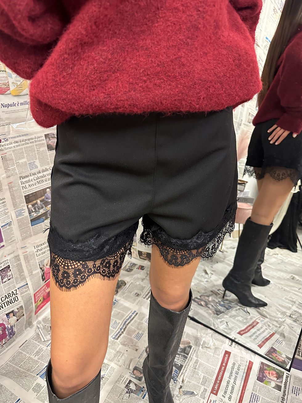 SHORT LACE DETAIL