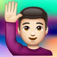 man-raising-hand-light-skin-tone_1f64b-1