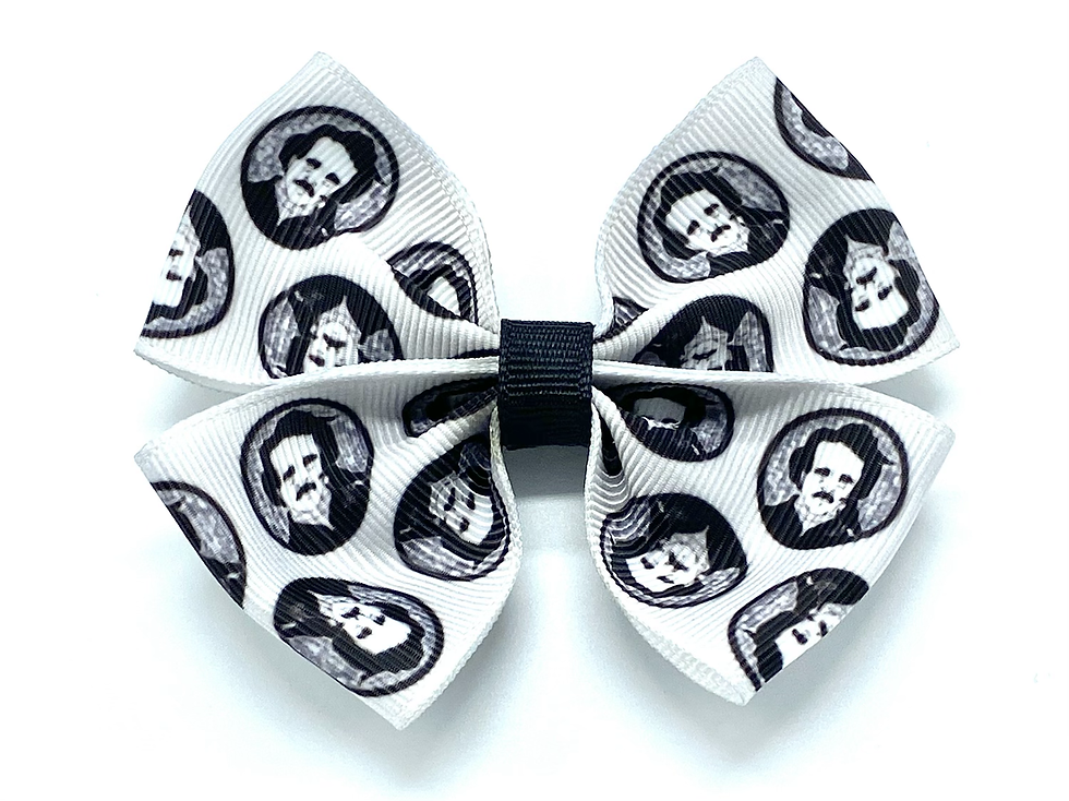 Edgar Allan Poe Hair Bow