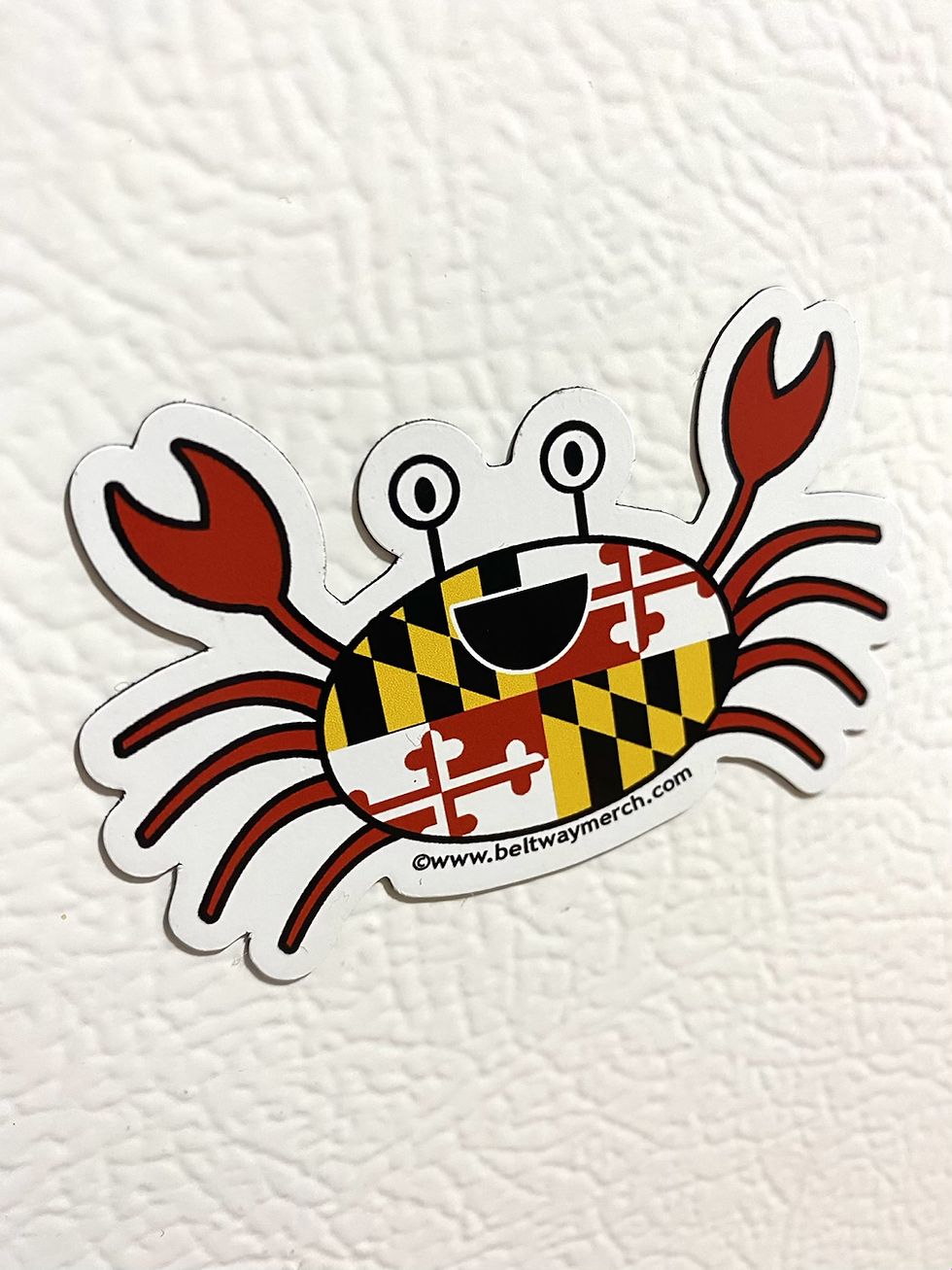 Thumbnail: Small Happy Maryland Crab Magnet