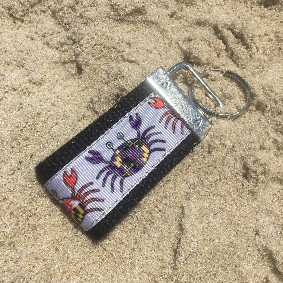 Thumbnail: Trifecta Happy Crab Keychain